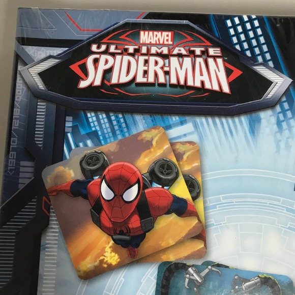 NEW Sealed Marvel Ultimate Spiderman 'Memory Match Game'  72 Cards ages 3+ - Picture 4 of 8